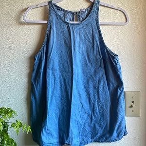 High neck tank top
